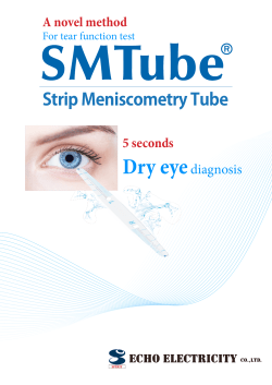A novel method 5 seconds Dry eyediagnosis