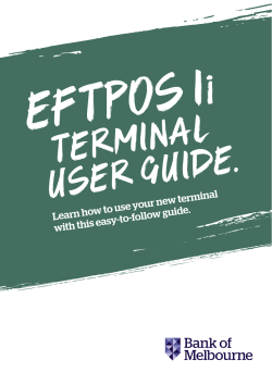 Merchant Operating guide