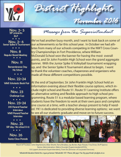 the newsletter