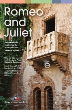 Romeo and Juliet - Timpanogos Symphony Orchestra