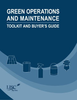 green operations and maintenance
