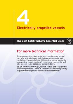 Electrically propelled vessels