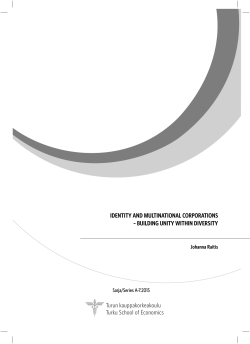 IDENTITY AND MULTINATIONAL CORPORATIONS