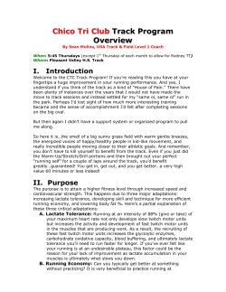 Track Program Overview