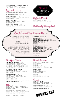 25 Breakfast Menu 1.10.13