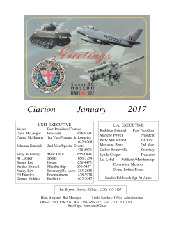 Clarion January 2017