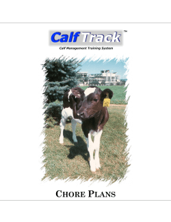 CalfTrack Trainer`s Guide