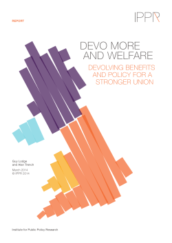 devo more and welfare