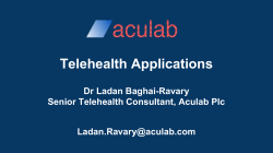 Telehealth Applications