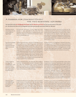 A passion for (Ancient) Egypt - TUTANCHAMUN – SEIN GRAB UND