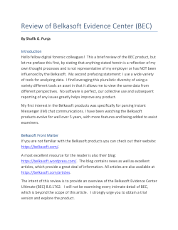 Belkasoft Evidence Center v8 Review