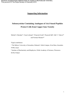 Results and Discussion - Royal Society of Chemistry