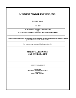 MIDWEST MOTOR EXPRESS, INC.
