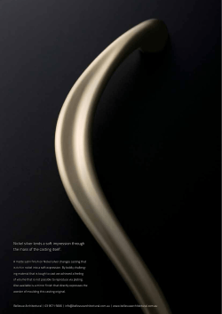 Nickel silver lends a soft impression through the mass of the casting