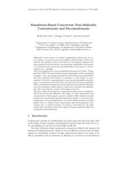 Simulation-Based Concurrent Non-Malleable