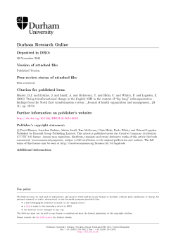 big bang - Durham Research Online