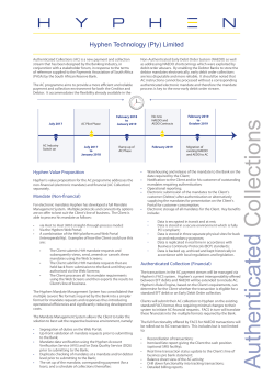 Electronic Mandate Management the new way to manage