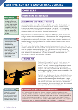 The Great Gatsby chapter - Pearson Schools and FE Colleges