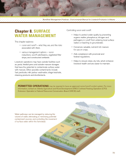 Chapter 8. Surface Water Management