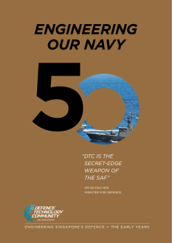 engineering our navy - DSO National Laboratories