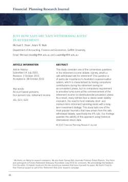 Just how safe are `safe withdrawal rates` in