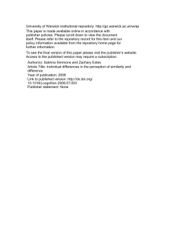 Individual differences in the influence of thematic relations on