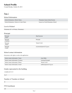 Upson Lee North Elementary School