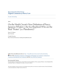 On the Ninth Circuit`s New Definition of Piracy
