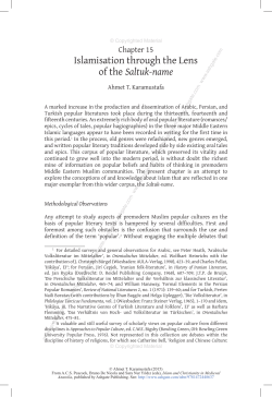 Islamisation through the lens of the Saltuk-name