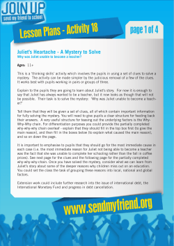 Thinking Skills Activity