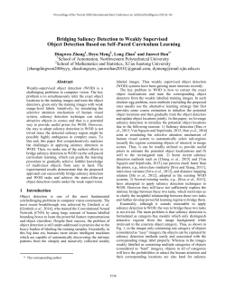 Bridging Saliency Detection to Weakly Supervised Object