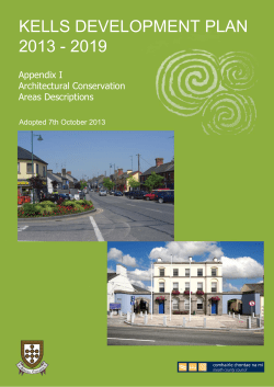 Kells 2013 Draft Core Strategy Map No. 1