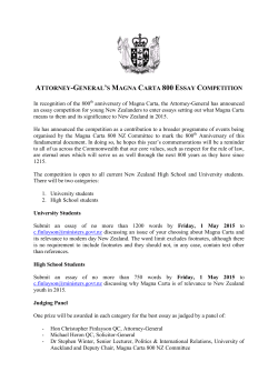 attorney-general`s magna carta 800 essay competition
