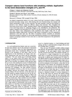 Compact valence bond functions with breathing orbitals: Application