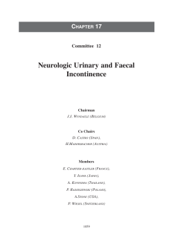Neurologic Urinary and Faecal Incontinence