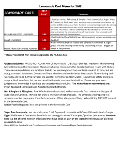 lemonade cart - Waldameer Water World