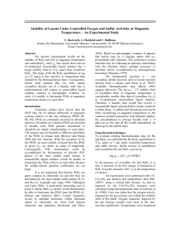 Stability of Laurite Under Controlled Oxygen and Sulfur Activities at