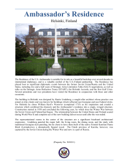 Ambassador`s Residence