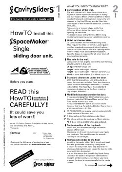 Installation Instructions