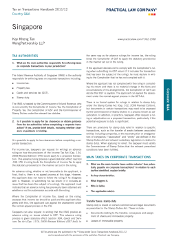 Singapore - WongPartnership