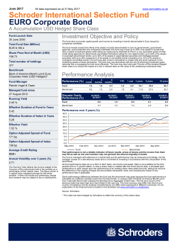 Schroder International Selection Fund EURO Corporate