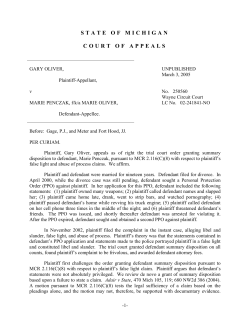 false light - State Bar of Michigan