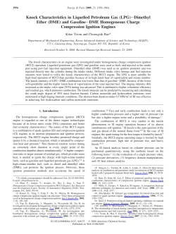Knock Characteristics in Liquefied Petroleum Gas (LPG)&minus;Dimethyl