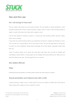 Sex and the Law
