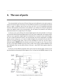 4. The use of ports