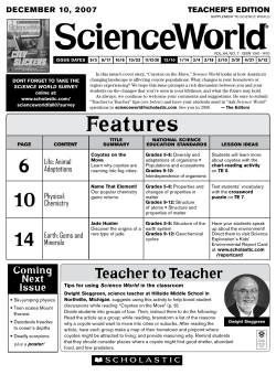 Features - Scholastic