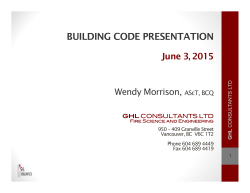 BUILDING CODE PRESENTATION - idcanada.org