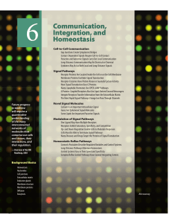 Cell-to-Cell Communication