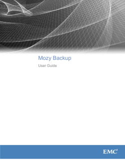 Mozy Backup