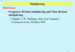Multiplexing - PolyU